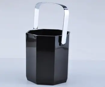 

Kitchen bar Barware Buckets 1 L black acrylic anise ice bucket free shipping