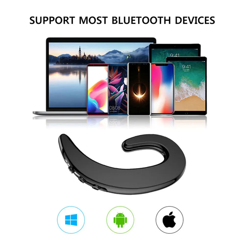 Bluetooth гарнитура беспроводные наушники с костной проводимостью