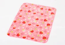 Fashion dogs cats cartoon printed blanket doggy warm soft mats puppy Air conditioning blanket supplies pet dog cat bed 1pcs S M
