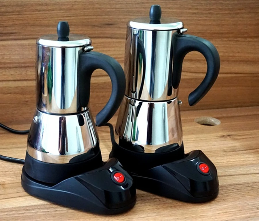 Stainless Steel Automatic Electric Stovetop Coffee Maker Mocha Stainless Steel Automatic Electric Stovetop Coffee Maker Mocha Pot Espresso Machine In Makers From Home Liances On Aliexpress