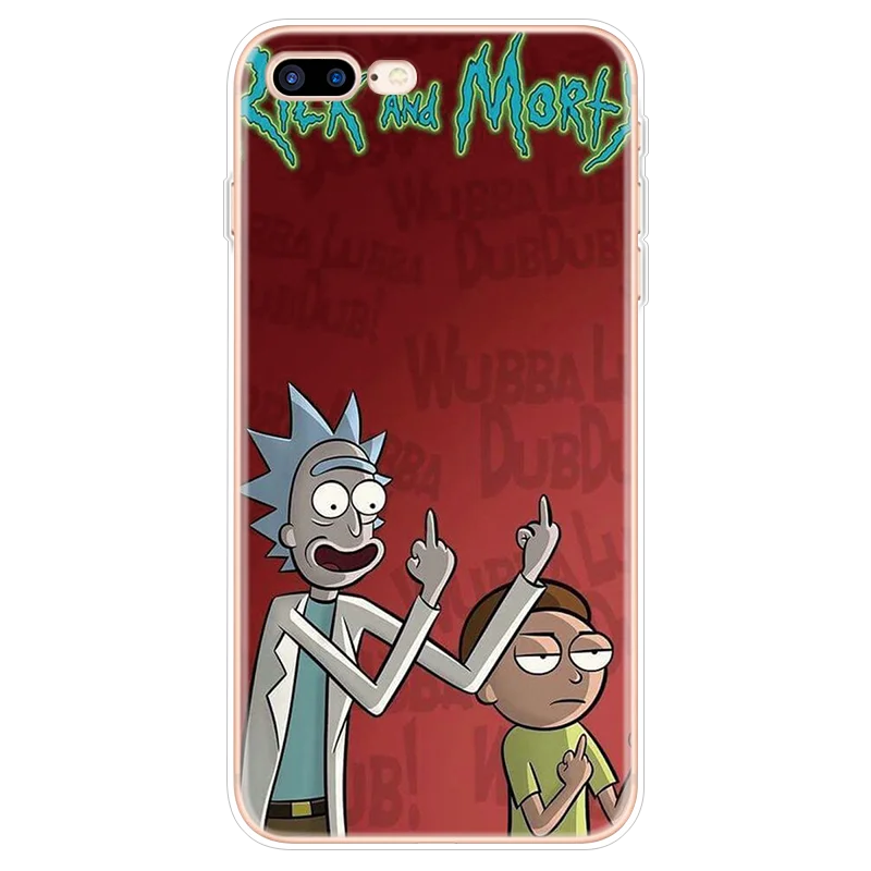 Чехол Rick And marty для iphone 7Plus для iphone X XS Max чехол для iphone 6S 6 7 8 Plus Мягкий чехол из ТПУ для iphone XR 11 Pro Max