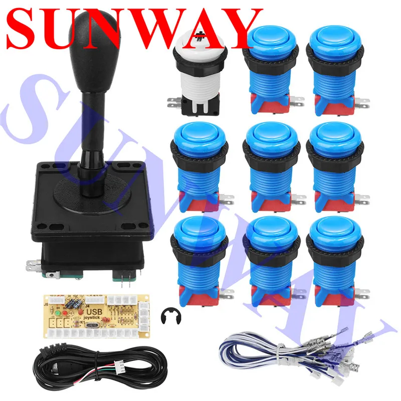 HAPP style Joystick with American style push button for kit Arcade