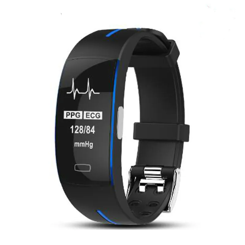 

Smart Bracelet ECG+PPG Blood Pressure Heart Rate Monitoring IP67 Waterpoof Pedometer Sport Smart Fitness Band for IOS Android
