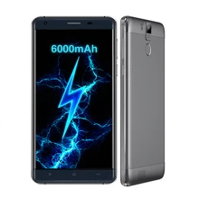 5.5 Inch Oukitel K6000 Pro Cellphone 3GB 32GB Octa Core 6000mAh 4G Mobile Phone Smartphon Android 6.0 MTK6753 Fingerprint 16.0MP