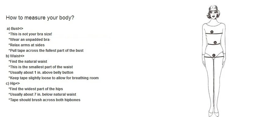QP how to measure your body size