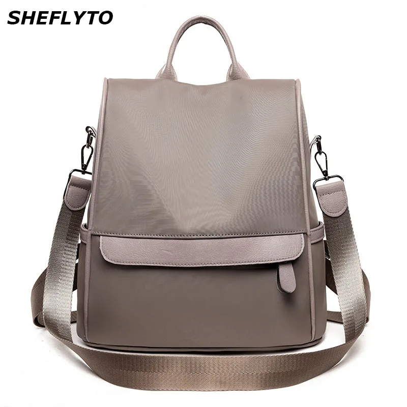 

Fashion Oxford Backpacks Women Waterproof School Backpack For Teenager Girls Larger Capacity Travel Shoulder Bag Famale Rucksack