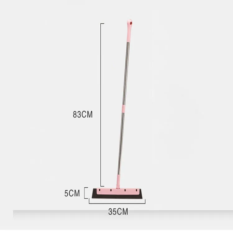 

Magic Broom Sweep the Floor Household Wiper Soft Cleaning Brush Mop Dust Hair Stainless Steel Broom