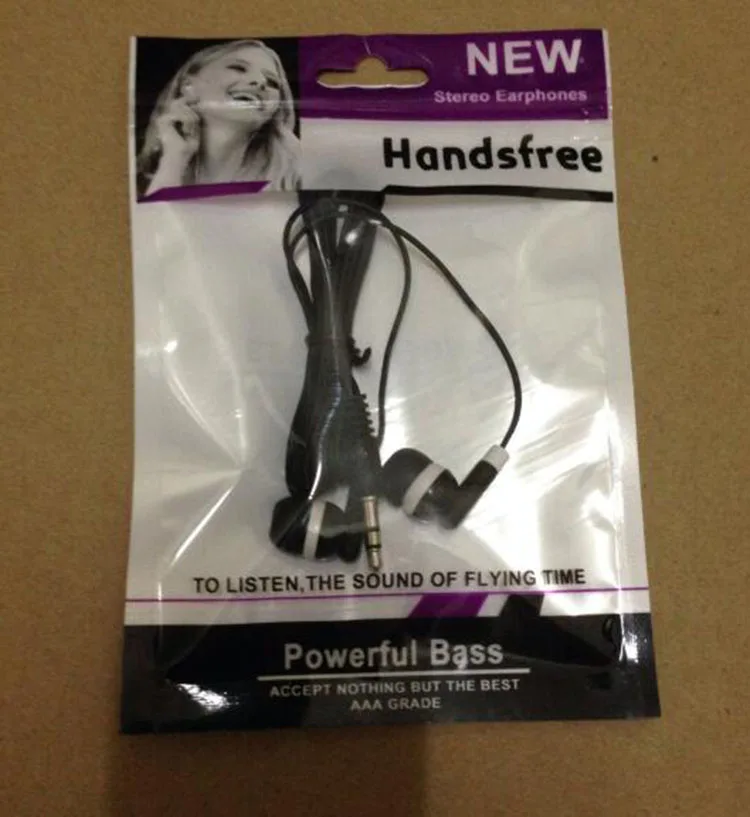10.5x15cm earphone headphone Retail Plastic Poly packaging bag,super