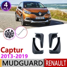 Para Renault Captur Samsung QM3 2013 ~ 2019 Fender Lamas Mud Flaps Mudflap Respingo Guarda Acessórios 2014 2015 2016 2017 2018