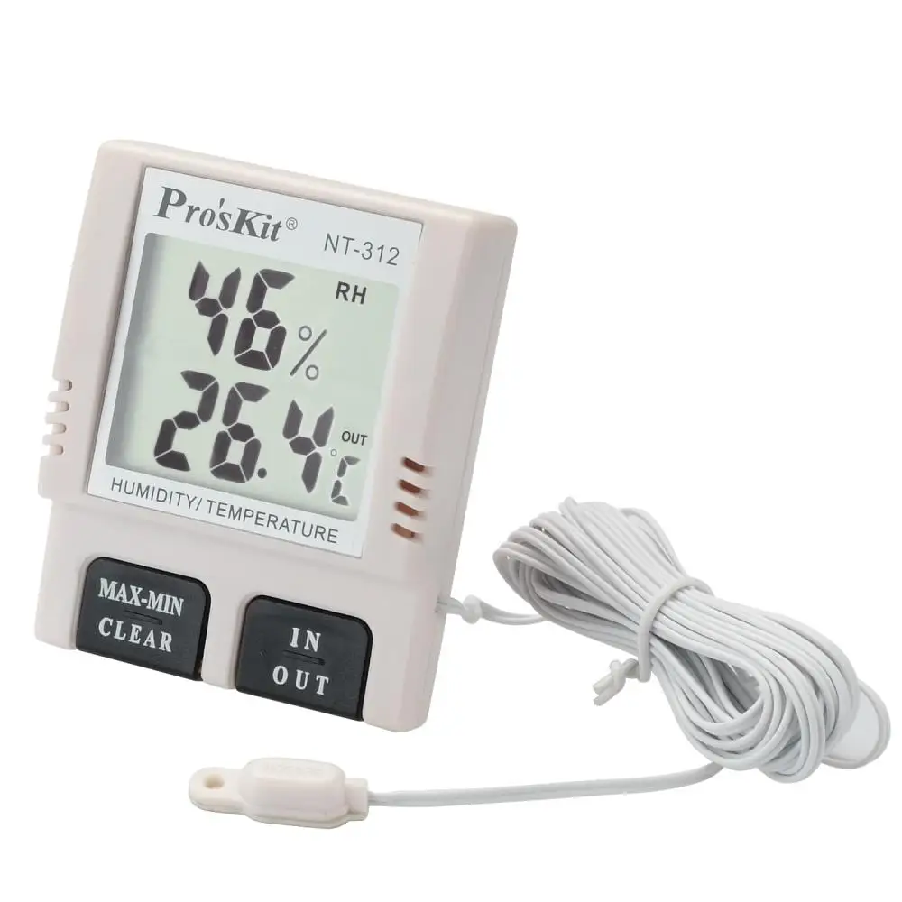Dgital temperature humidity monitoring meter tester indoor / outdoor