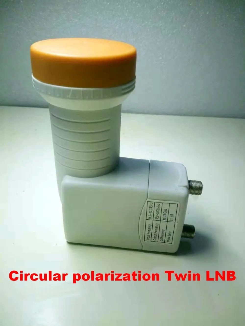 

Circular polarization 10.75GHz Twin LNB Best Signal digital HD KU Band waterproof High Gain Low noise satellite Dish LNB