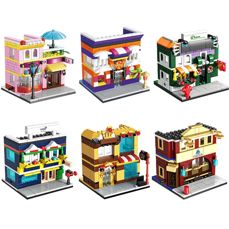 

P Models Building toy Compatible with Lego P657007-657012 6 in 1 870PCS Blocks Toys Hobbies For Boys Girls Model Building Kits