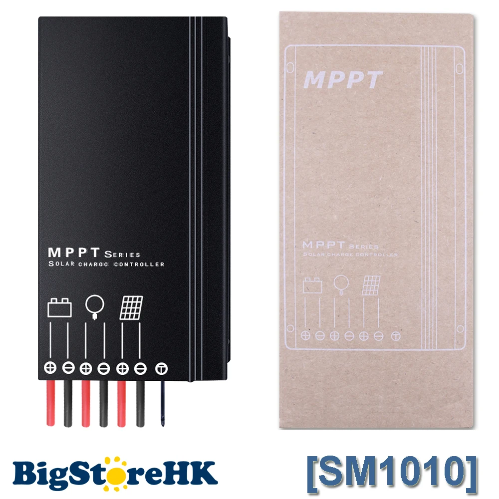 

12V 24V 10A Solar Charge Controller MPPT 5 Stages Time Adjusted Solar Controller work with Remote Control IP67 Waterproof