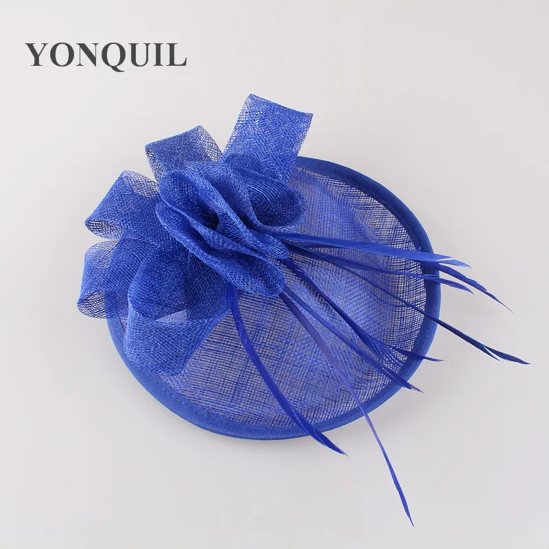 Royal Blue Cocktail Millinery Feather 