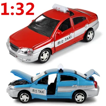 

1:32 Taxi model alloys, metal casting, Pull back sound and light, classic cars, to share collections, free shipping