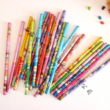 25 шт./лот карандаш HB карандаш, Канцтовары для учащихся оптом мультфильм дизайн цена одного супер ди офиса