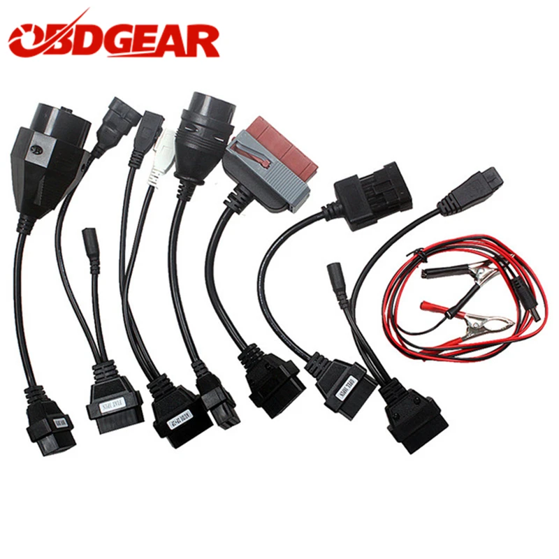 8 шт. адаптер для автомобилей набор кабелей CDP Pro VD TCS OBD2 OBDII диагностический кабель
