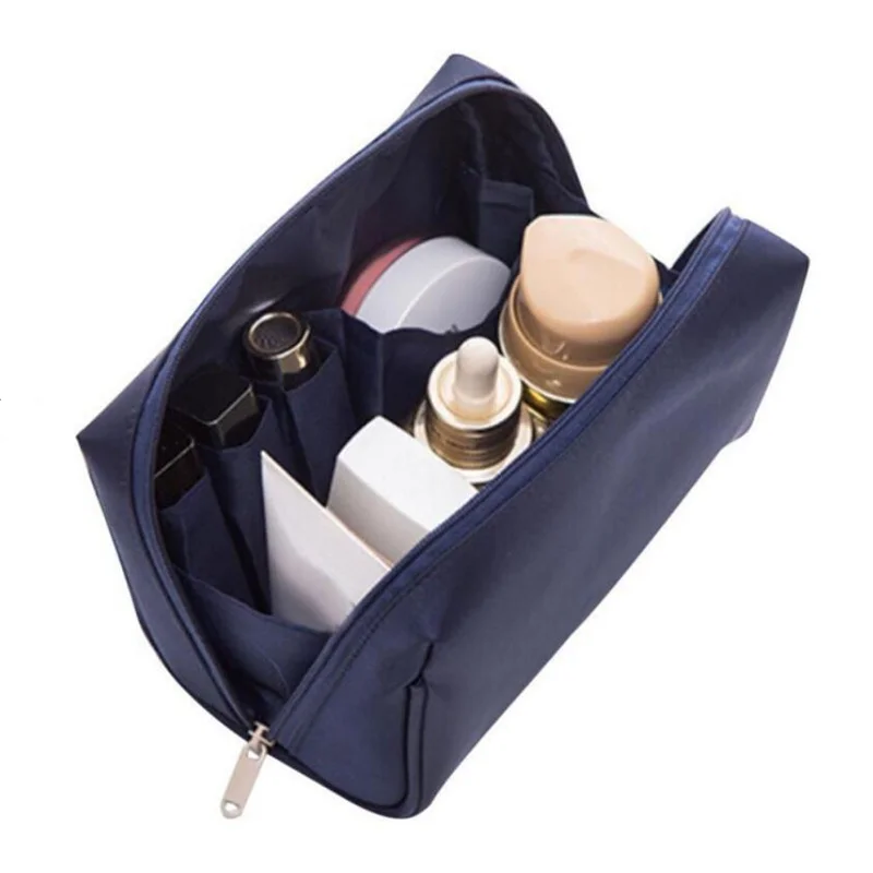  UOSC Women Cosmetic Bag Travel Make Up Solid Bags Fashion Ladies Makeup Pouch Neceser Organizer Kit - 33013292400