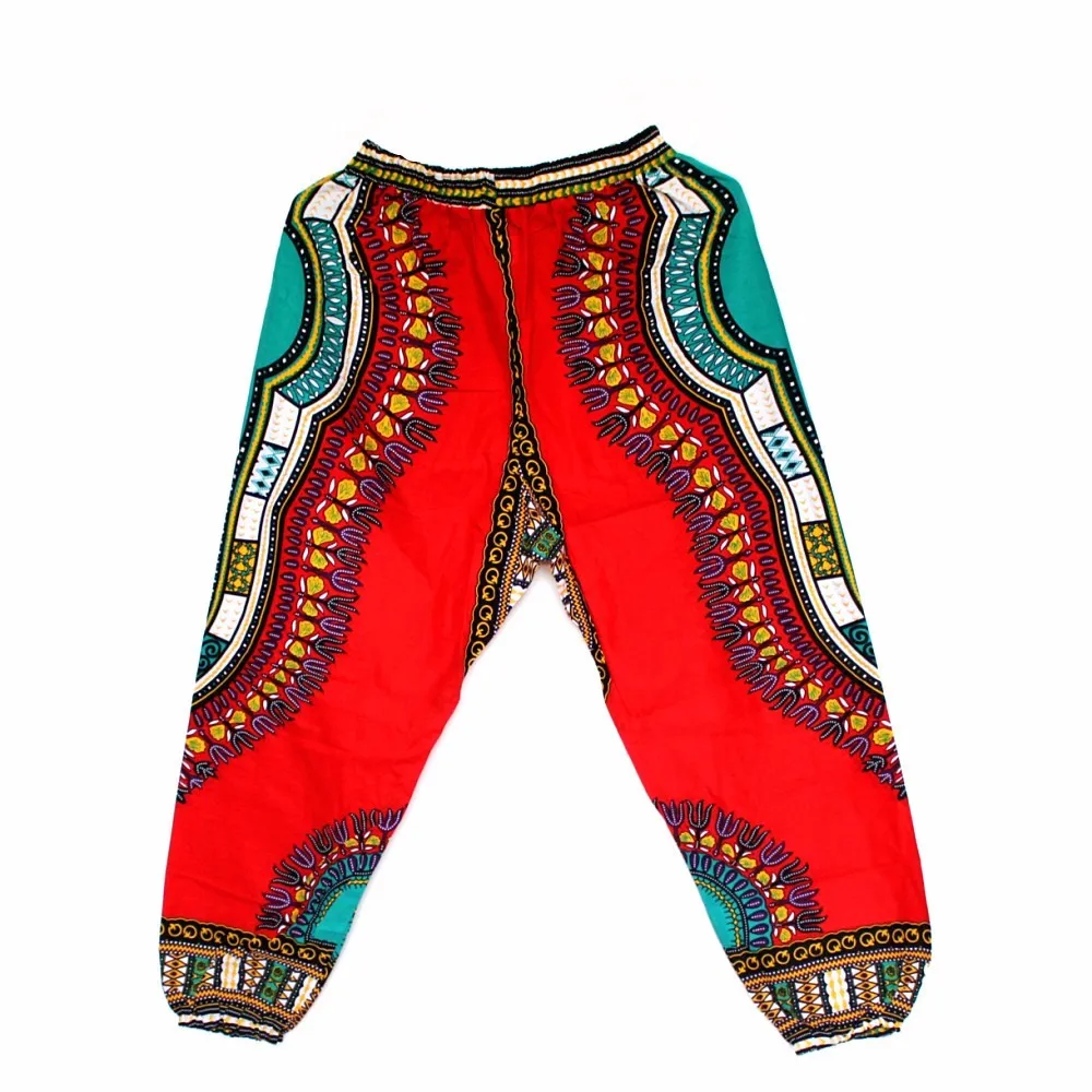 african fashion style African Dashiki Print Trouser Design women Pants Traditional African Clothing Print Dashiki Fabirc Pants For Women And Men african robe