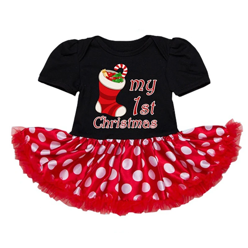 Одежда для маленьких девочек; Новинка г.; рождественские боди; Детский комбинезон; летняя одежда для девочек; боди с Санта-Клаусом; Одежда для новорожденных на год