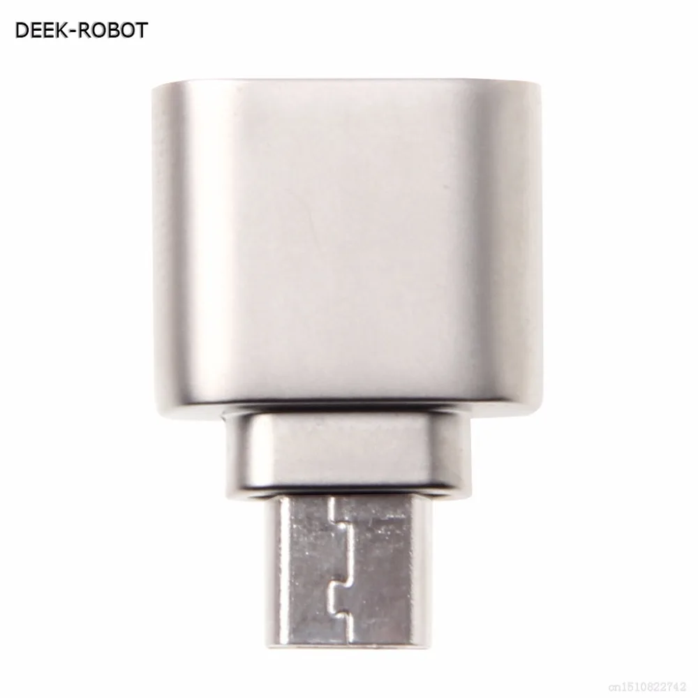 Deek-робот Алюминиевый мини Портативный Micro USB OTG Micro SD Card Reader адаптер для Samsung Xiaomi Huawei Android