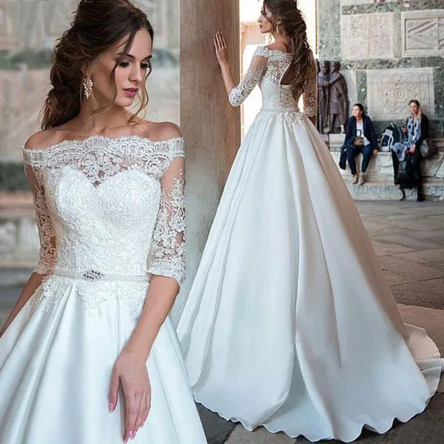 E-JUE-SHUNG-White-Lace-Appliques-Wedding-Dresses-Off-The-Shoulder-Half-Sleeves-Bridal-Dresses-Pearls.jpg_640x640