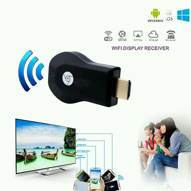 Беспроводной приемник Anycast M2 Plus Wifi DLNA AirPlay Miracast 1080P HDMI для сотового телефона