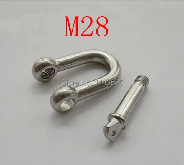 M28 304 321 316 metal stainless steel fasterner hardware d D ring snap