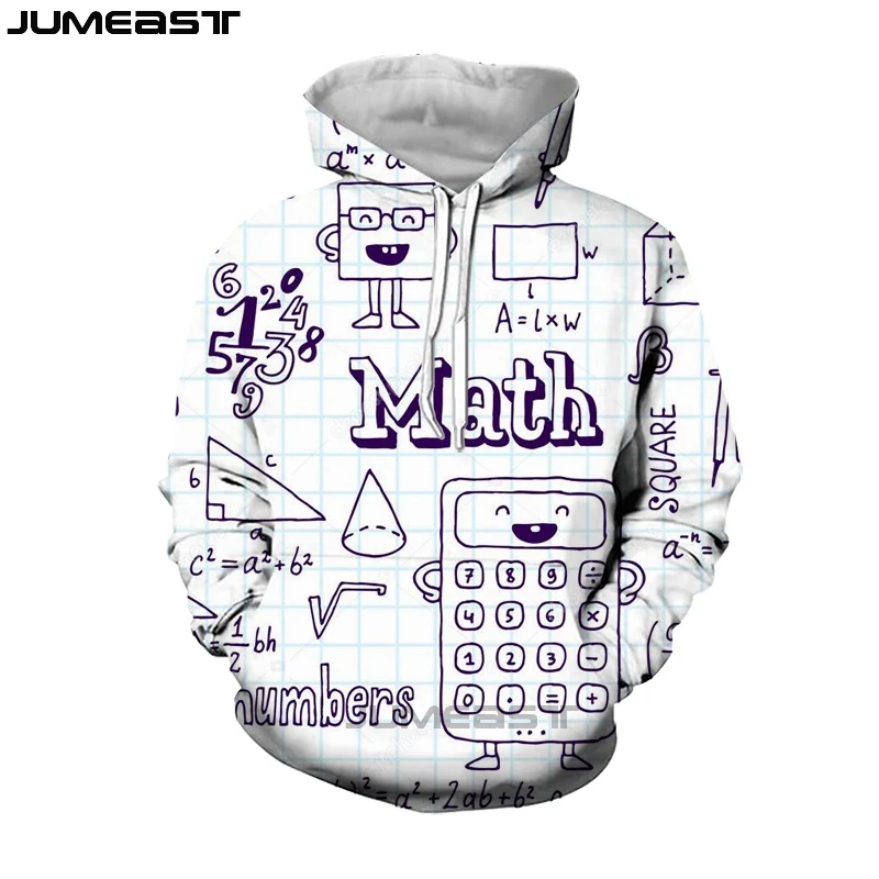 

Jumeast Brand New Arrival Men/Women 3D printed Hoodies Math Physics function Pullovers Fashion Jacket Casual Tops Tee Sweatshirt