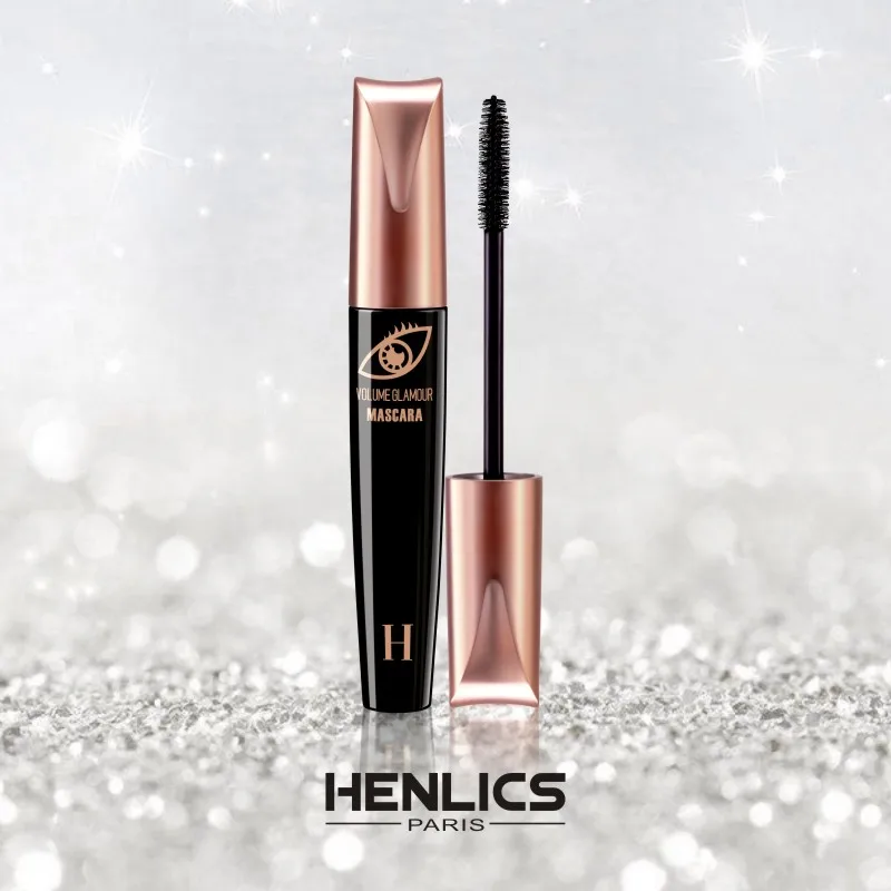 HENLICS Super Volume Black Waterproof Glamour Mascara Natural Thicken Lengthen Eyelash Makeup Mascara (19)