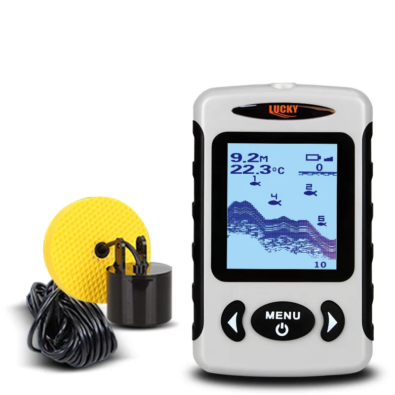 

LUCKY FF718D&FF718 Portable Fish Finder 200KHz/83KHz Dual Sonar Frequency 100M Detection Fish Depth Locator