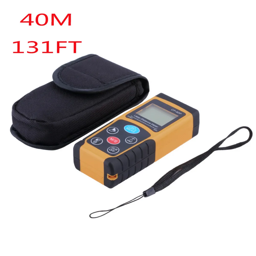 

CP-40P 40m 131ft High-precision Handheld Digital IR Laser Distance Meter Rangefinder Range Finder Measure Area/Volume Tool
