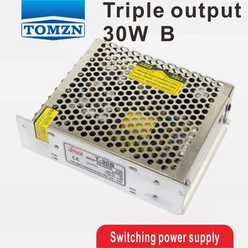 

30W Triple output 5V 24V -12V Switching power supply smps AC to DC