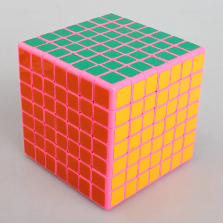 Cubo de Quebra-cabeça Shengshou Profissional Matte Adesivos Cubo Mágico Quebra-cabeça Velocidade Clássico Brinquedos Aprendizagem Educação 7x7 Pvc & 10 & matte adesivos cubo mágico quebra-cabeça velocidade