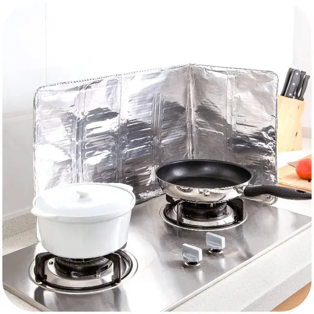 DoreenBeads Aluminum Foil Gas Stove Insulation Board Grease Splash