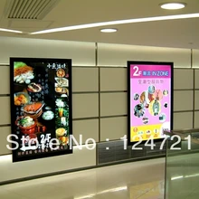 Тонкий алюминиевый каркас LED Лайтбокс/рекламировать дисплей стенд