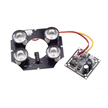 Wholesale Spot Light Infrared 4x IR LED board for CCTV cameras night vision