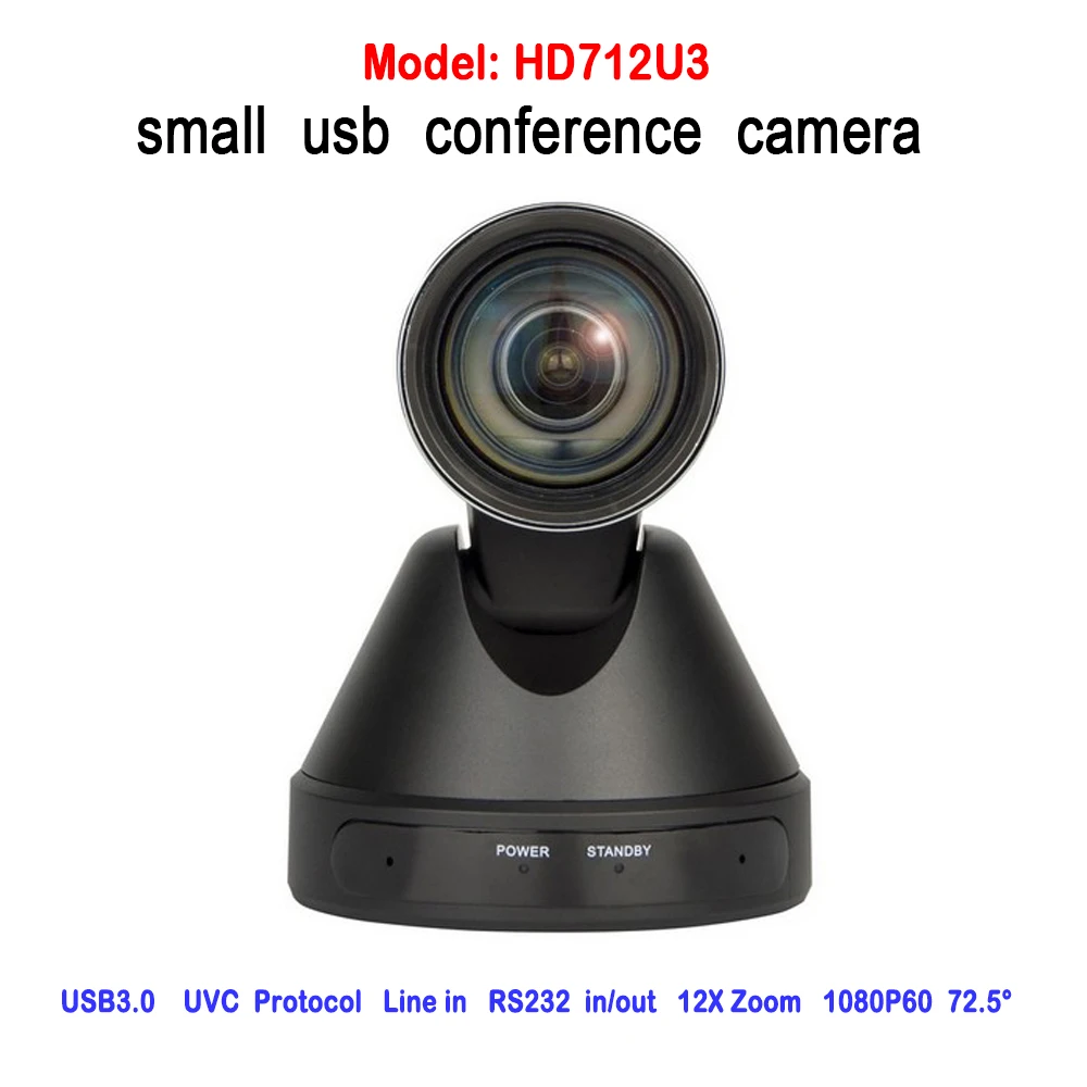 2MP HD 1080P 12X Optical Zoom USB 3.0 PTZ HD Color Video