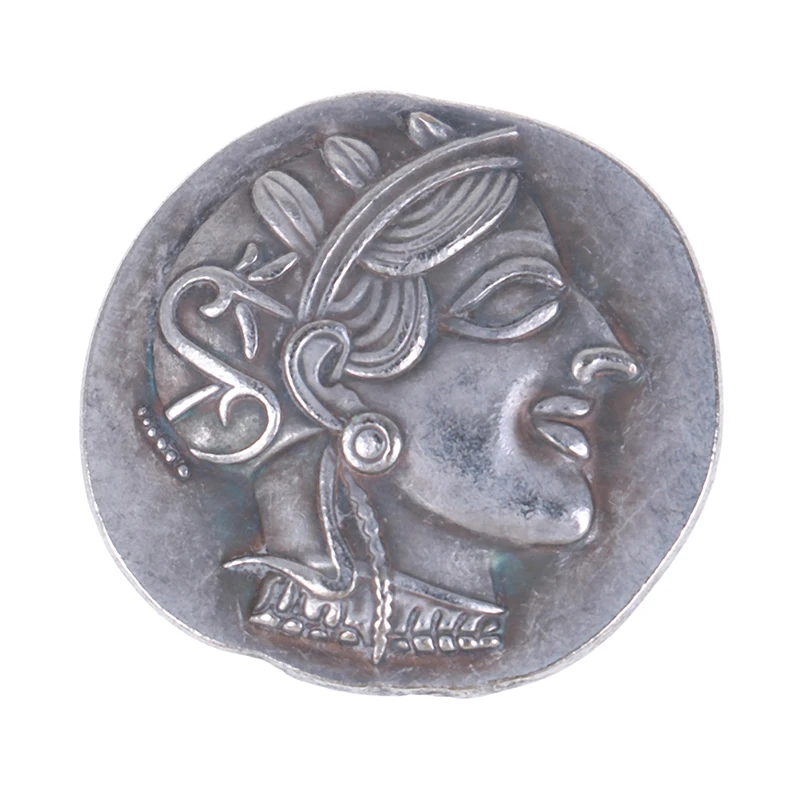 1 шт. древние Афины греческий Серебряный драхм-атена греческая Сова драхма копия монет