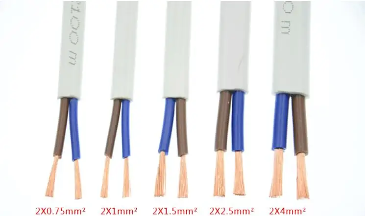 High Quality 100M Soft RVVB Sheathed Wire Purity oxygen Free Copper Cable 2Core 2X0.75 Square Monitoring Power Cord | Обустройство