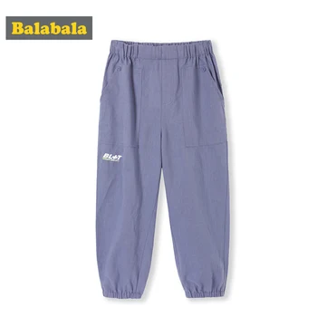 

BalabalaChildren clothing boy anti-mosquito pants casual pants 2019 new summer baby boys cotton pants