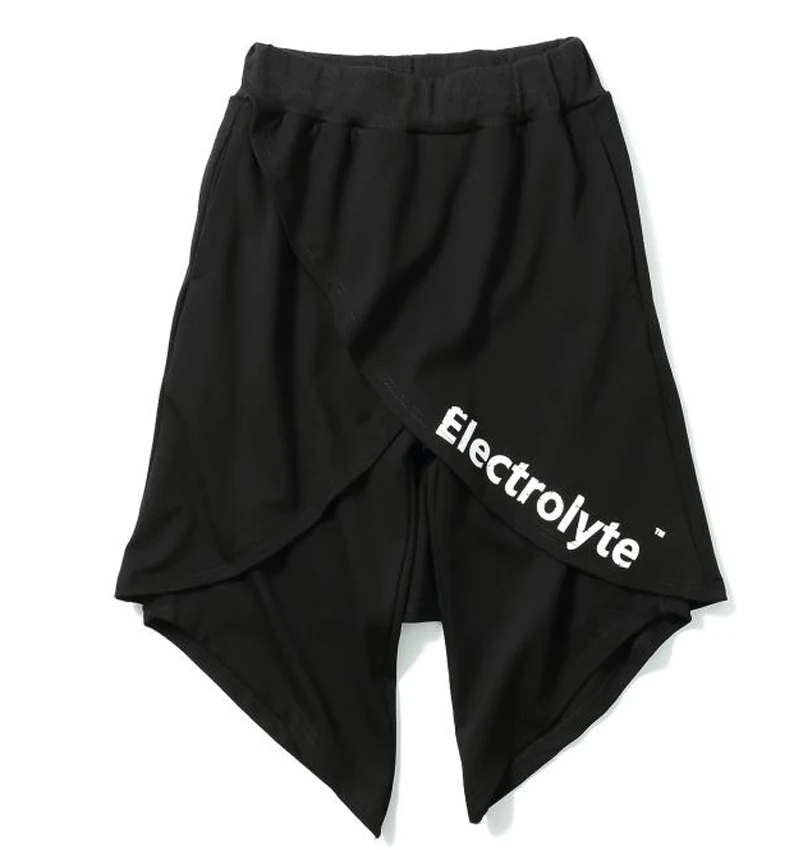 Kilt Men Shorts Black Hip Hop  (9)