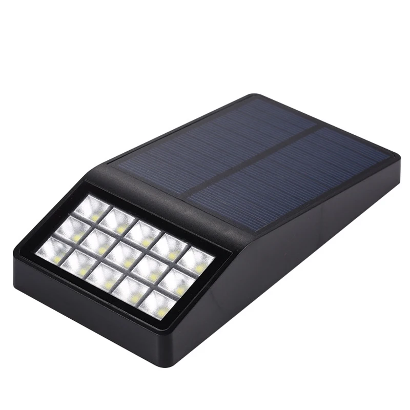 Solar à Prova Sensor de Energia Parede de Luz ao ar Solar da Lâmpada Decoração do Natal Cerca de 15 Jardim Água Radar Solar Levou Livre Luz d' 4 Lâmpadas solares
