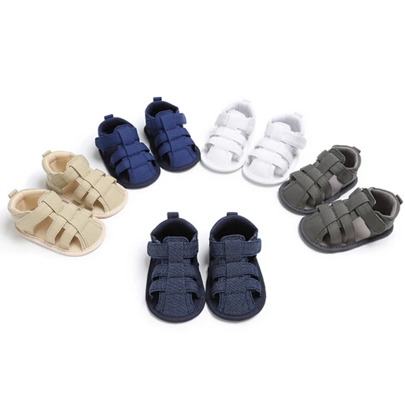 Детские летние сандалии для новорожденных детей, кроссовки с мягкой подошвой, сандалии, модная детская обувь