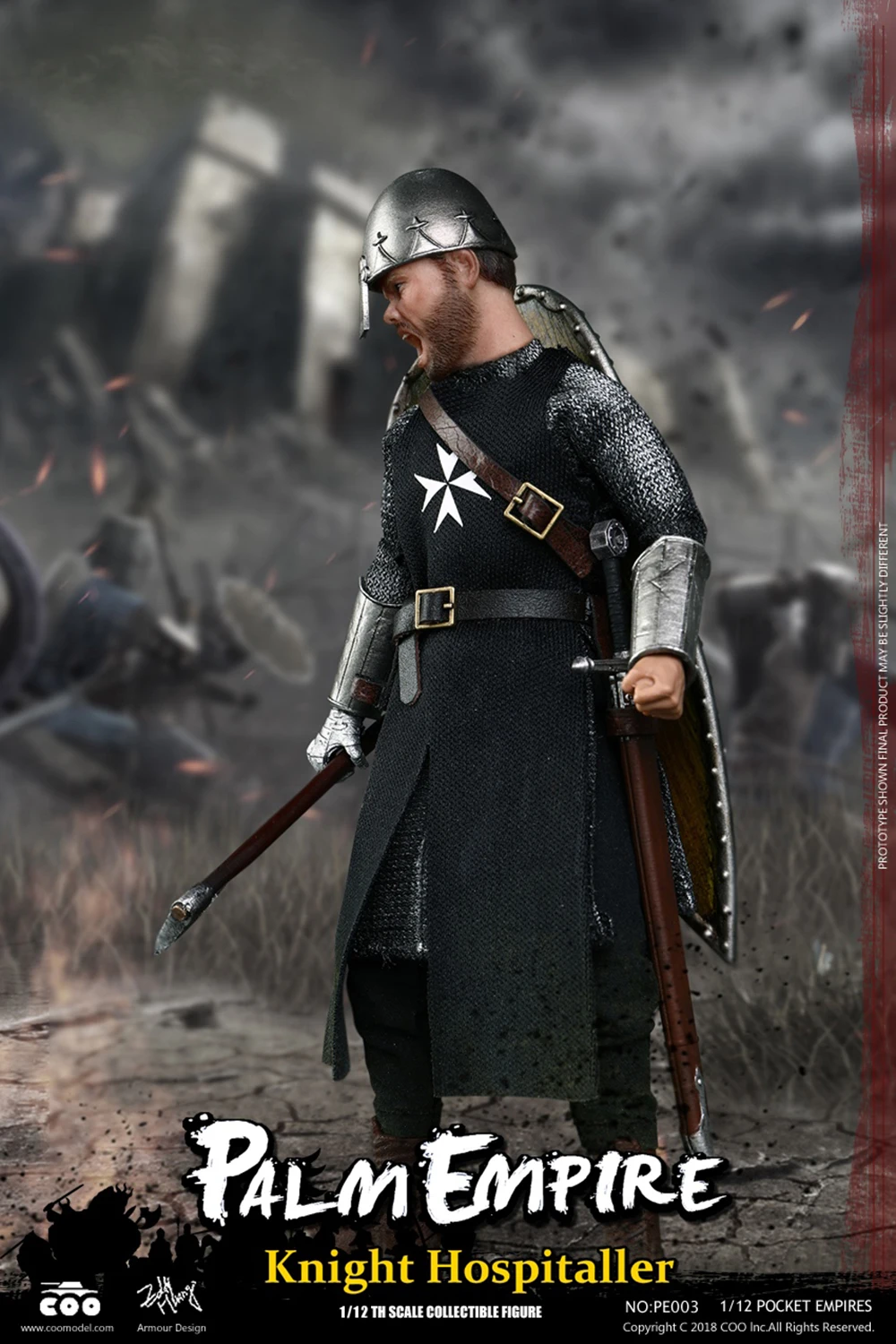 1//12 Coomodel COO Action Figure Pocket Empires Teutonic Knight PE001 In Stock