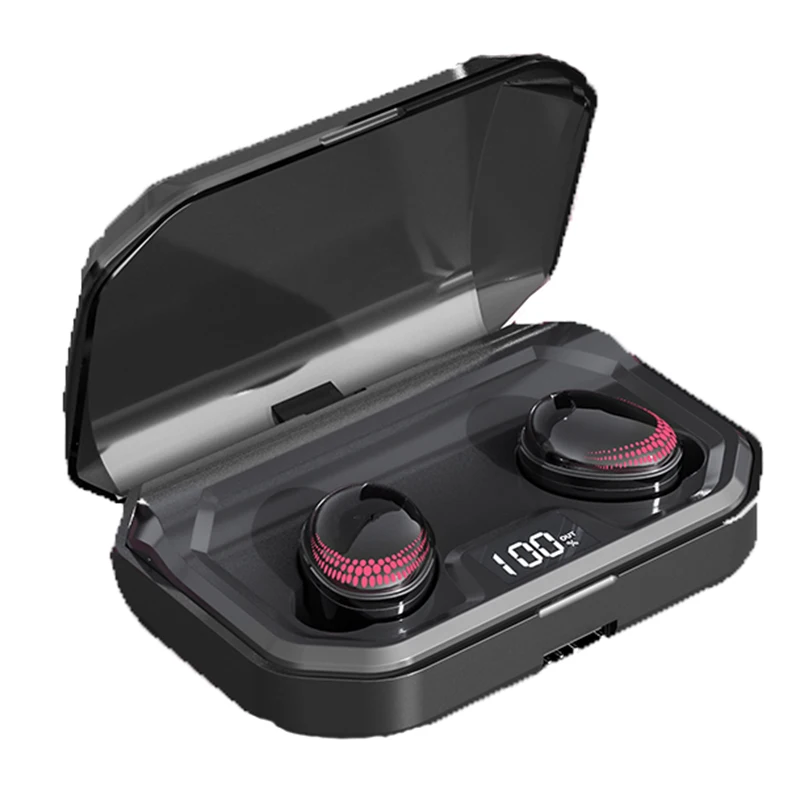 X10 TWS 3300 мАч 9D стерео беспроводной Bluetooth 5,0 наушники IPX7 водонепроницаемый светодиодный держатель для смартфона