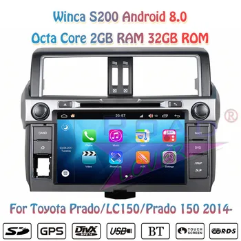 

Winca S200 Android 8.0 Car PC DVD Player Radio For Toyota Corolla 2014- Stereo GPS Navigation Automagnitol 2 Din Video Octa Core