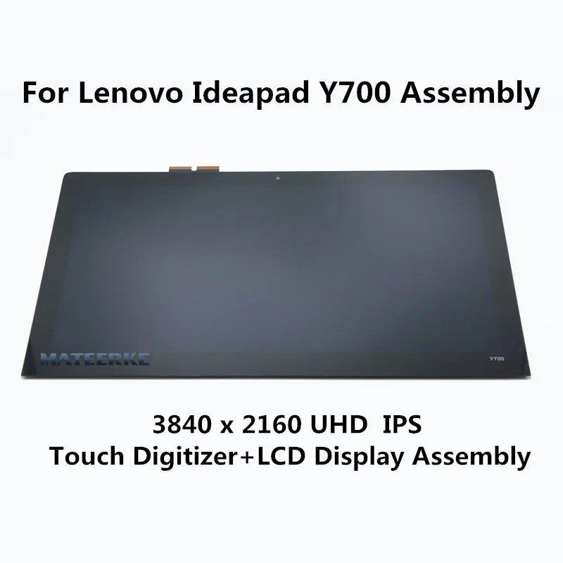 

UHD IPS LQ156D1JX03-E LCD Display with Touch Screen Digitizer Assembly for Lenovo IdeaPad Y700 15ISK