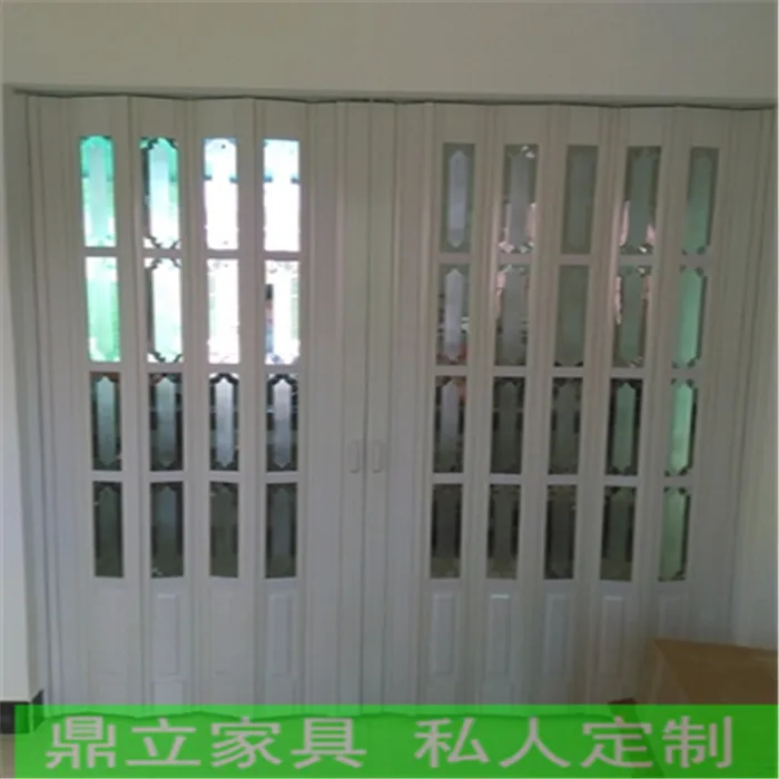 Environmental protection material deluxe interior door PVC folding ... Environmental protection material deluxe interior door PVC folding ...