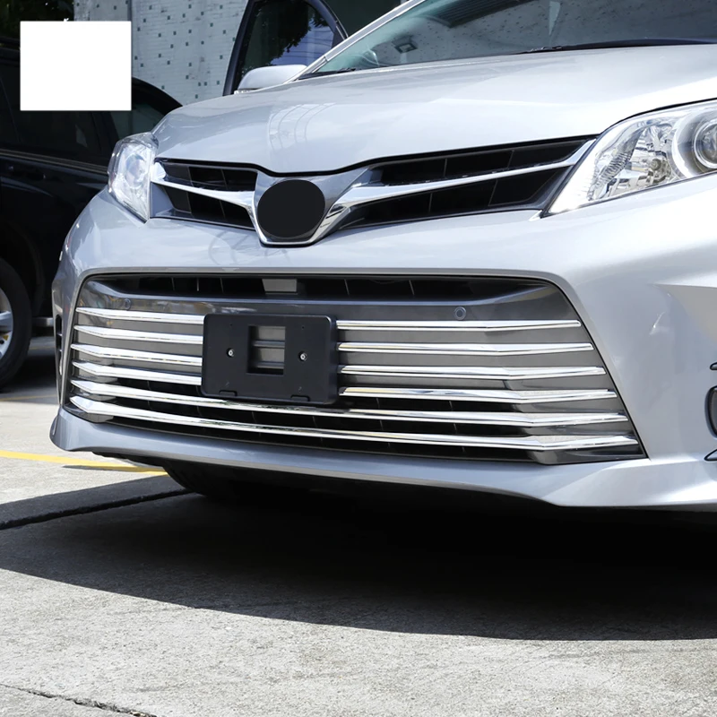 Lsrtw2017 перламутровая хромированная Автомобильная решетка для toyota sienna 2018 2019